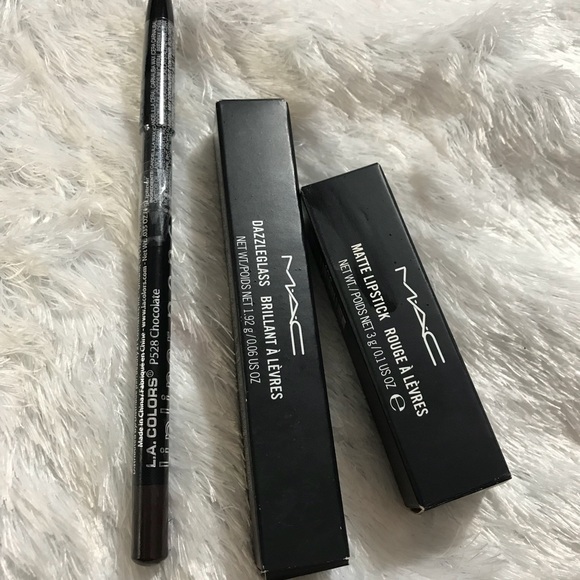 💯💄x3 Mac Stone•RollerGirl Dazzle Glass/la color✨ - Picture 5 of 8